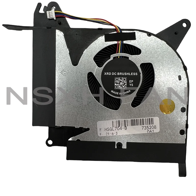 Imagem -03 - Ventilador de Refrigeração Gpu Cpu Radiador Gpu Gl704 Gl704g S7c Gl704gw Dfsck22115181c Fl2d Fl2f Dc12v Fl2f