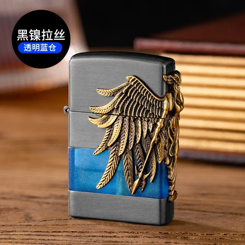 Pemantik Rokok Aksesoris Pemantik Api Transparan Muse Wheel Pemantik Api Terbuka Anti Angin (TANPA GAS)