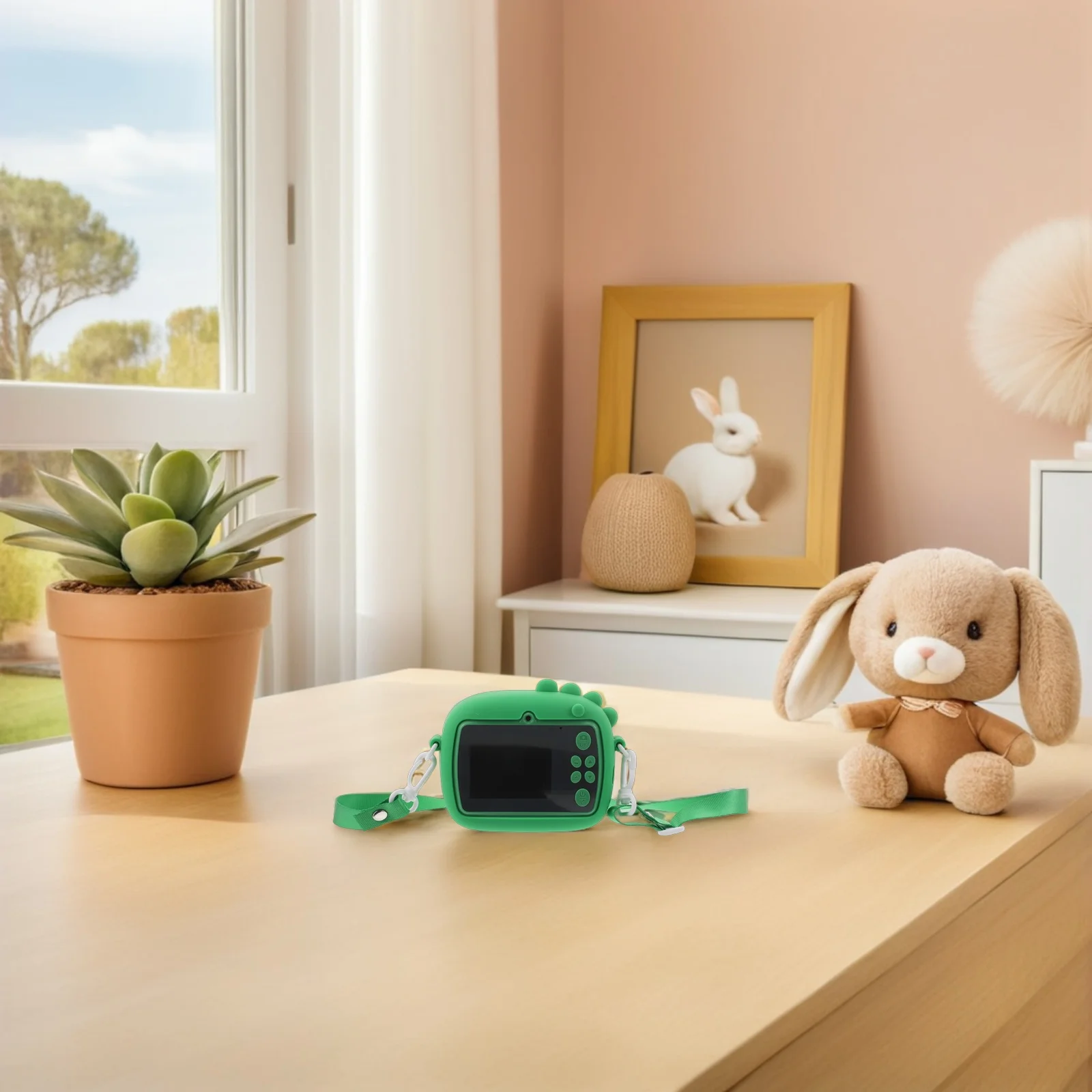 

High Definition Kids Camera with Dual Lens and Instant Print Technology Sturdy Construction for Accidental Drops Ideal for Young