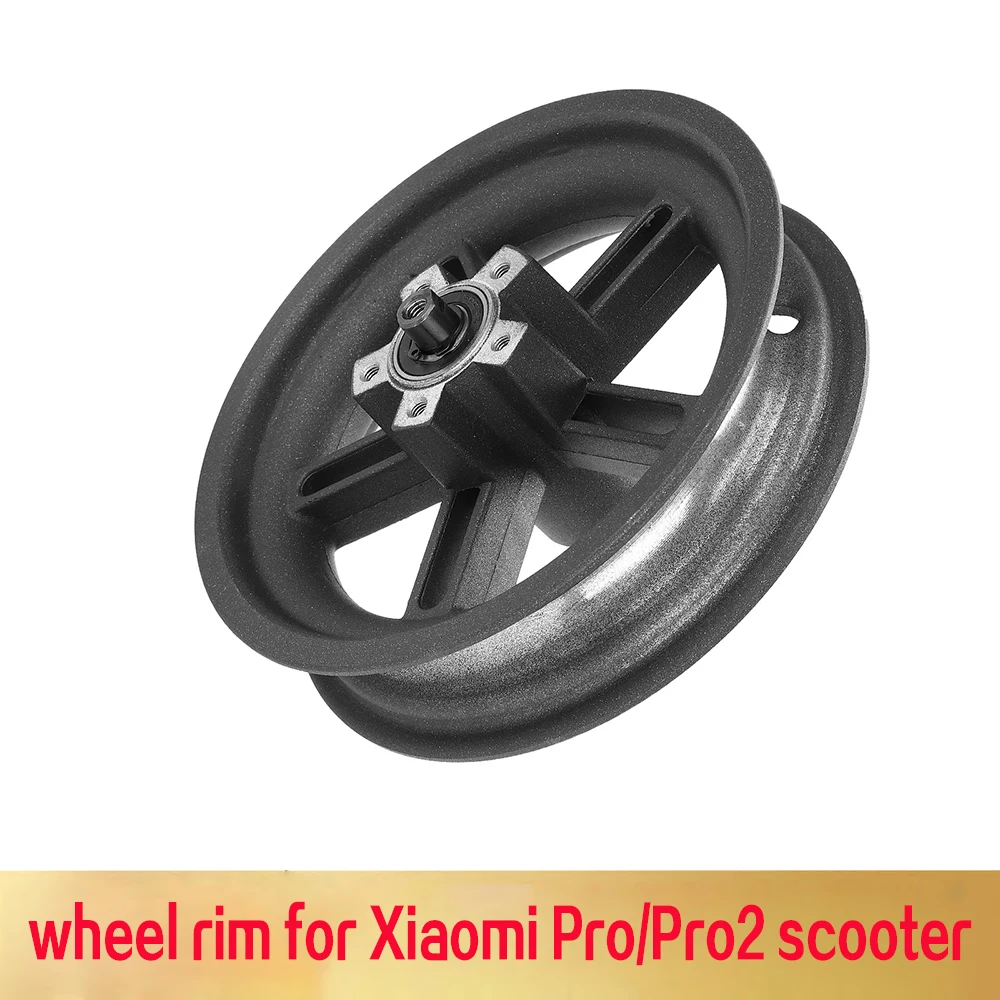 

Черная ступица заднего колеса электрического скутера, запасные части из алюминиевого сплава для Xiaomi Pro2 8,5-дюймовая шина, обод ступицы заднего колеса