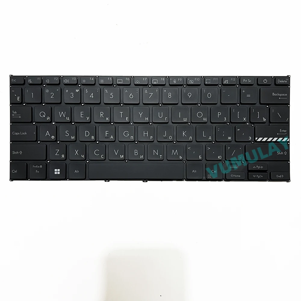 US/Russian Keyboard for Asus Vivobook Go 14 E1404 E1404G E1404GA E1404F E1404FA L1404FA L1404 L1404F L1404FA-NK286W