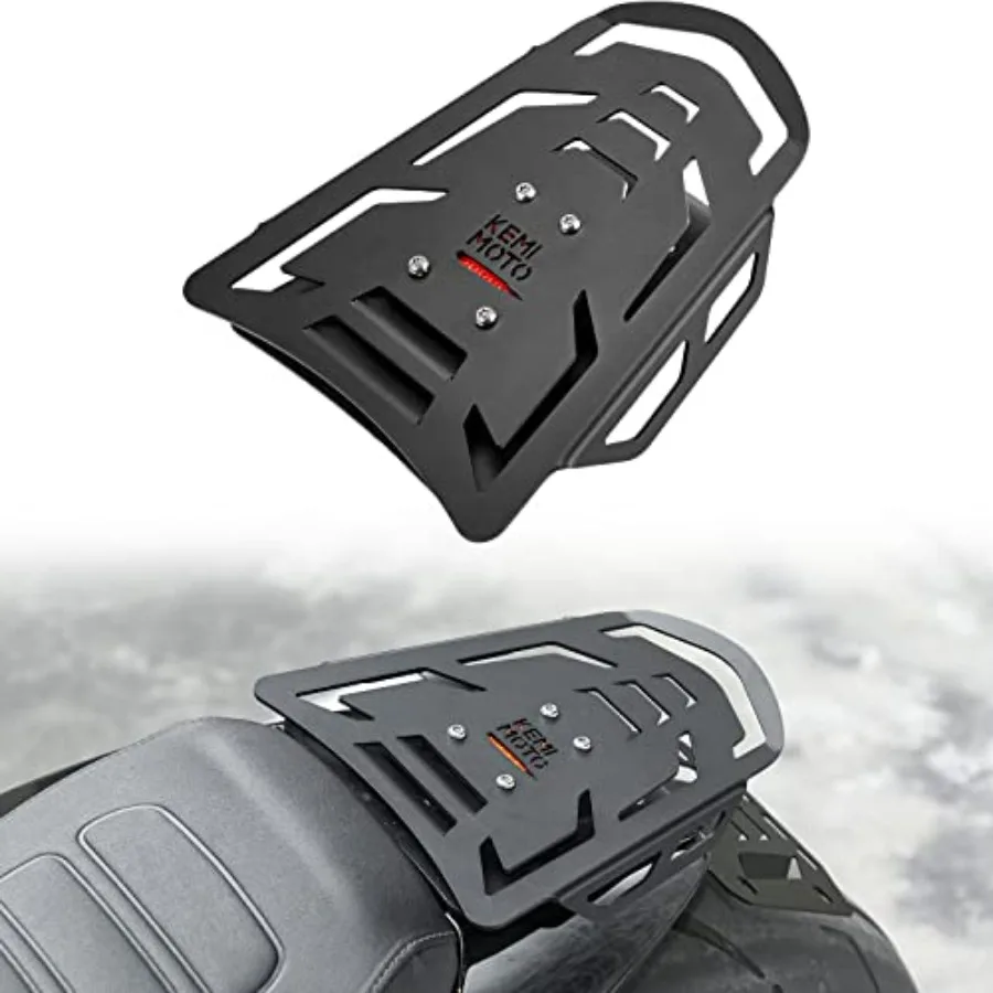 Porte-bagages arrière pour moto, Compatible avec Sportster S RH1250 20212024 2025, porte-bagages pour moto, rangement arrière noir f