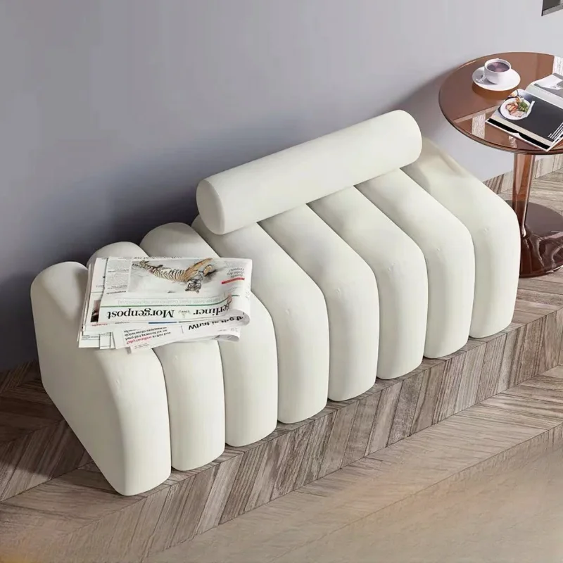 Long Sofa Stool Long Bench Shoe Stool Clothing Store Rest Stool Living Room Small Sofa Cloakroom Bed End Stool