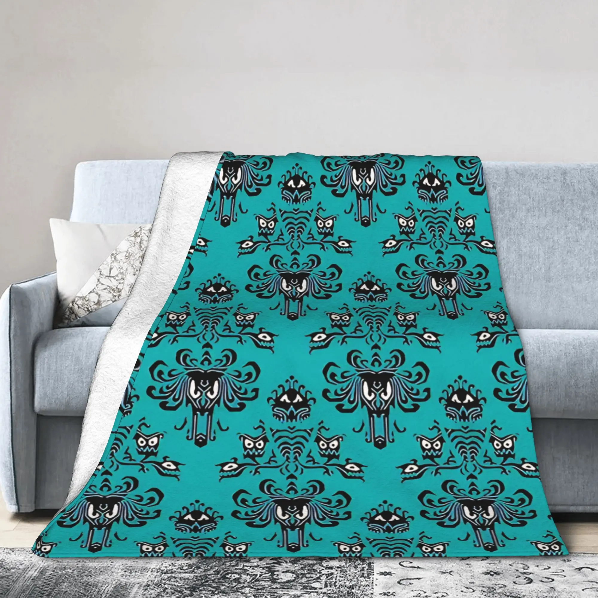 Haunted Mansion Horror Movie Blanket Quality Soft Warm  Bedding Throws Winter Travel Outdoor Novelty Bedspread