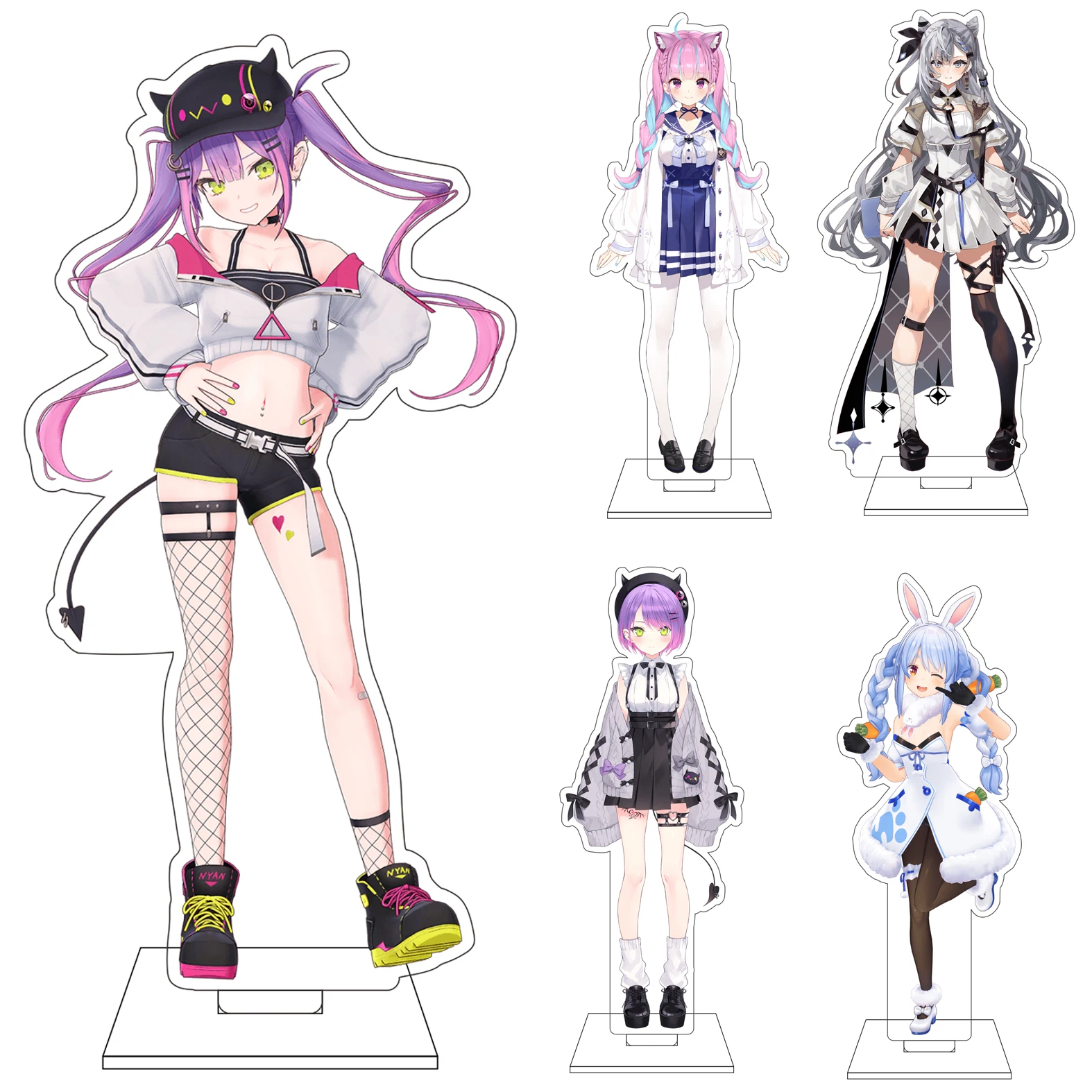 16CM Anime Virtual YouTuber Cosplay Acrylic Figure Stand Plate Nekomasu Tokino Sora Ornaments Gifts