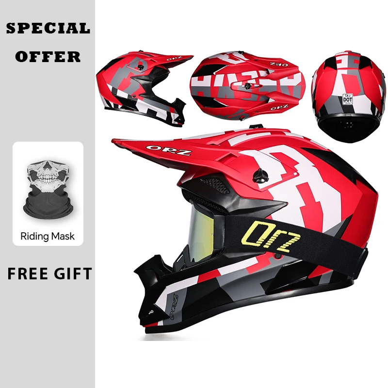 プロレーシングモトクロスヘルメット軽量オフロードヘルメットオートバイダートバイククラシック ATV MTB ヘルメット機器