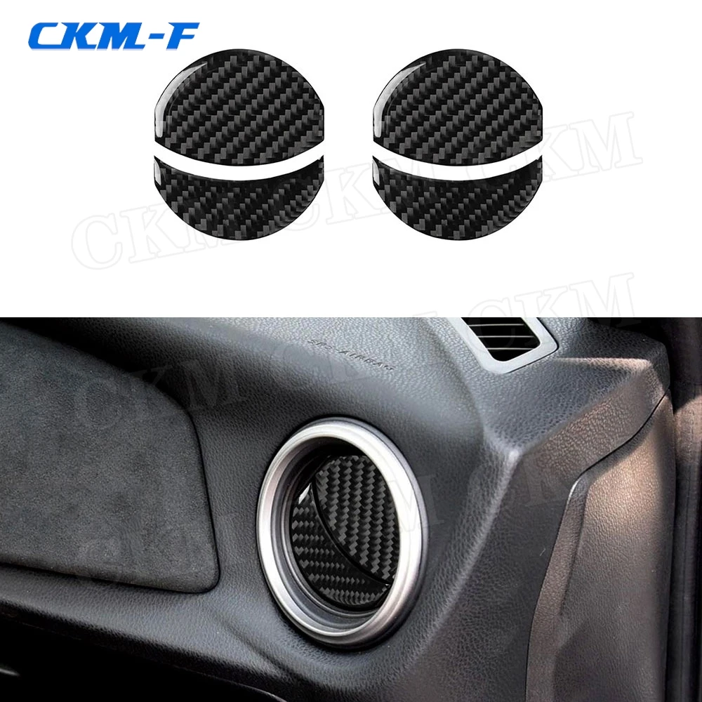 

Carbon Fiber Car Dashboard AC Air Vent Trim Frame Cover Stickers For Toyota GT86 FT86 ZN6 Subaru BRZ 2013-2019