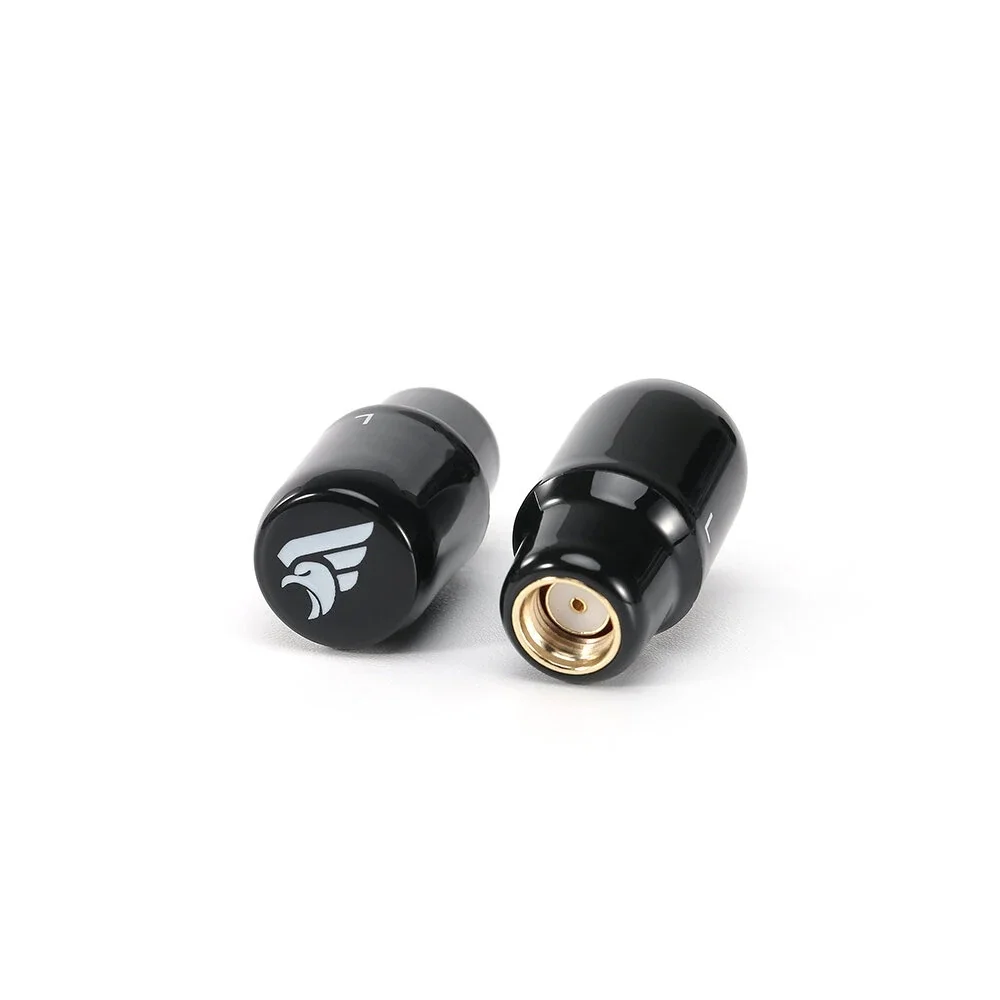 1 par FlyFishRC Osprey 5,8G LHCP Stubby 2,6dBi FPV antenas RP-SMA para gafas DJI HD V2/DJI Goggles 2