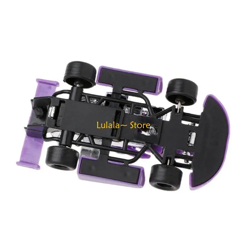 Y4QA Modello auto in lega Go-Kart gioco corse veicolo sportivo motore in plastica tirare indietro giocattolo