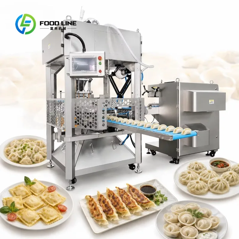 Custom Made Grain Product Making Machines Small Automatic 2 in 1 Dumpling Maker Machine