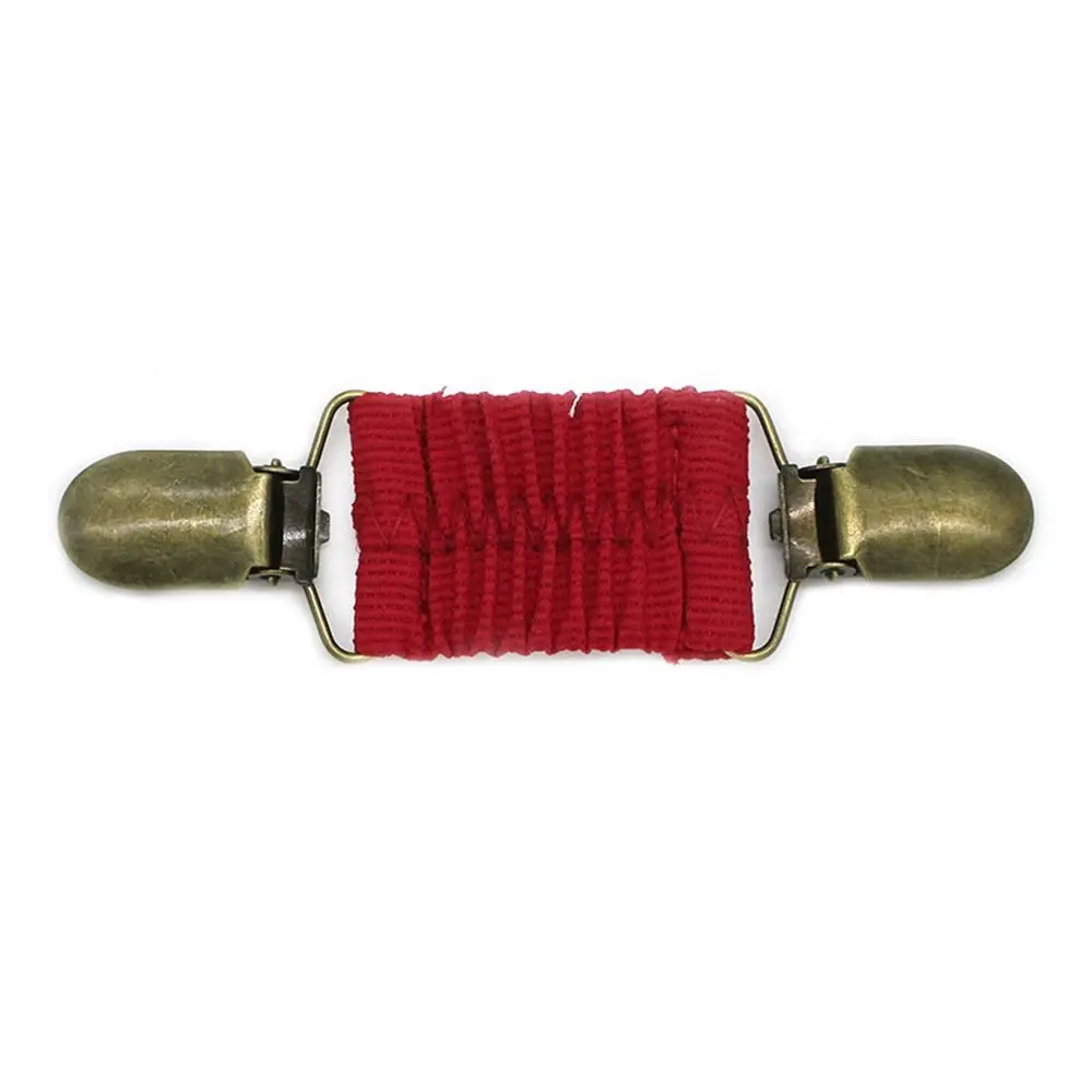 لشد فستان مناسب للنساء والأطفال، مشابك صوفية باللون الأحمر الخمري، تصميم جديد من إكسسوارات الموضة