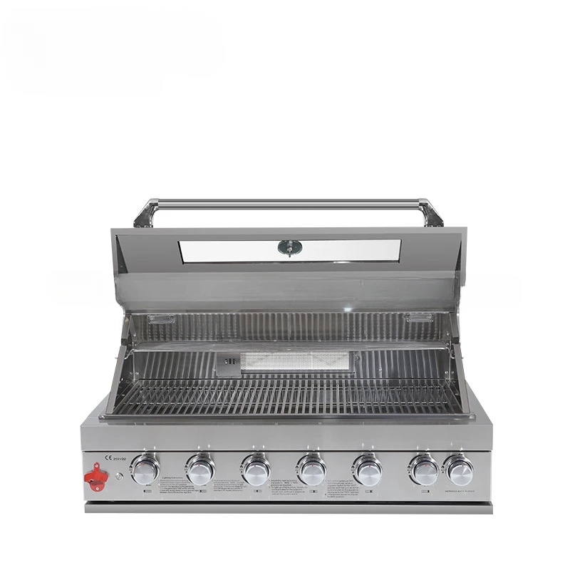 Outdoor Patio Stainless Steel Barbecue Grill Support Gas Charcoal Can Be Embedded High-end Barbecue Grill