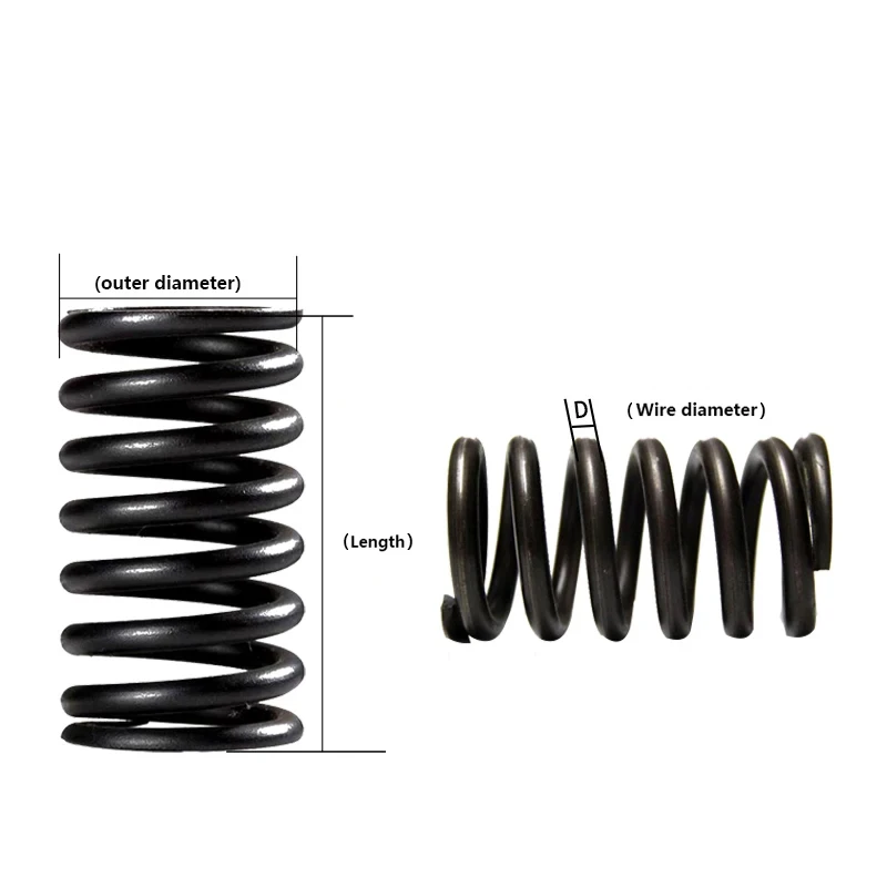 Wire diameter 3mm Spring Steel Pressure Compression Spring Shock Absorption Return Spring Outer Diameter 16-40mm