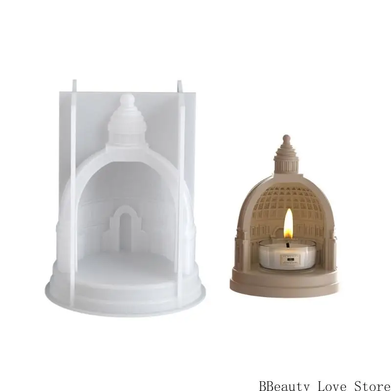 

Versatile Silicone Mould for Castles Holders Artistics Home Accent
