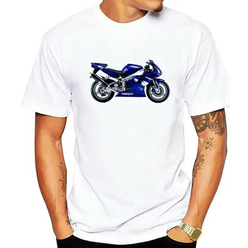 Motorcycle t shirts YZF R1 Blue 1998 biker t shirts