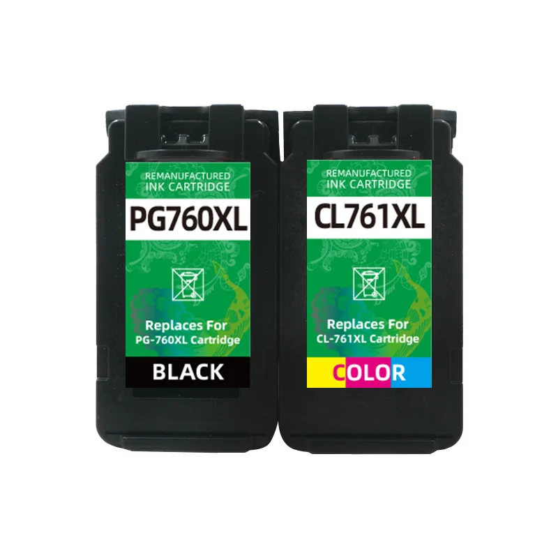 Cartucho para canon pg-760 cl-761, para pixusts5370 tr7070, 760xl 761xl