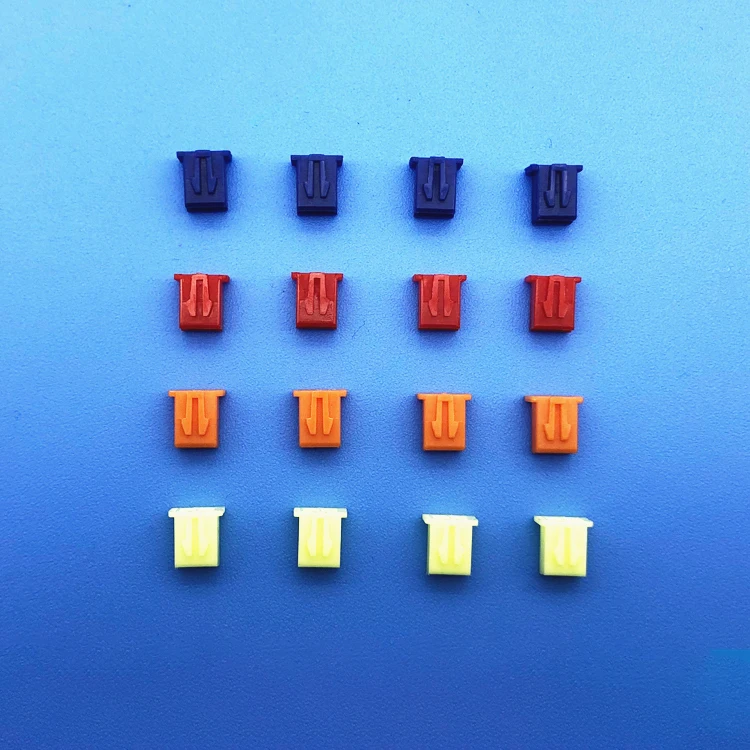 50PCS XH2.54 connector 2.54MM Housing color rubber shell straight pin Curved pin 2P 3P 4P 5P TJC3 connector Color plug