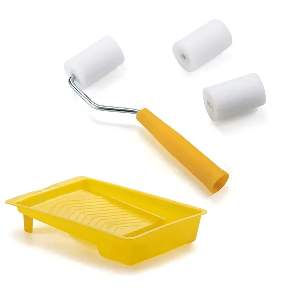 Color As Picture Small Paint Roller Small Touch-Ups Roller Trim Work Roller Water Based Paint Roller Door Frame Roller