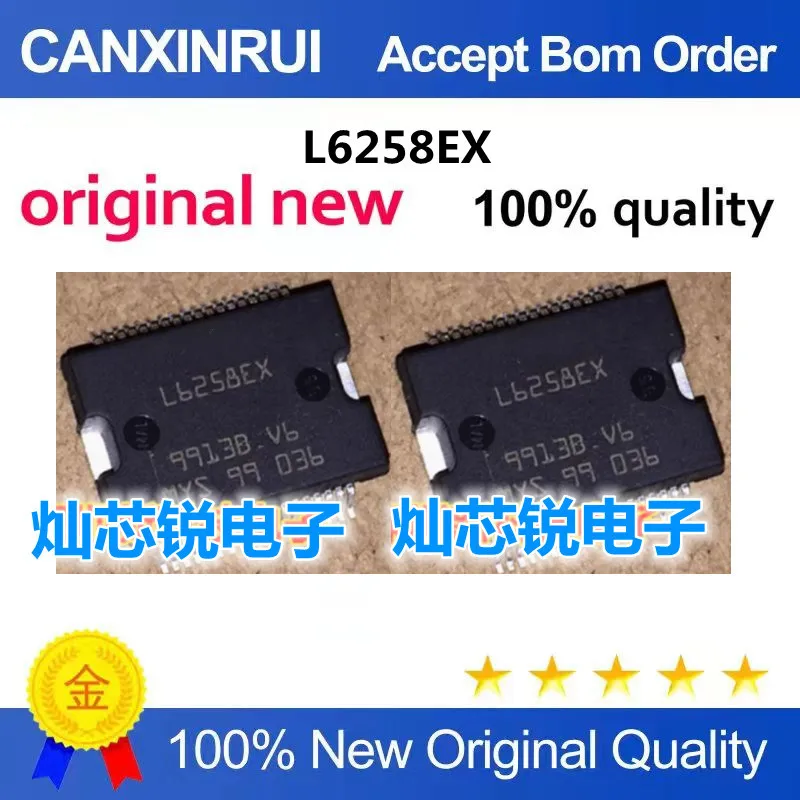 Nuevo chip original de circuitos integrados de componentes electrónicos L6258EX de calidad 100%