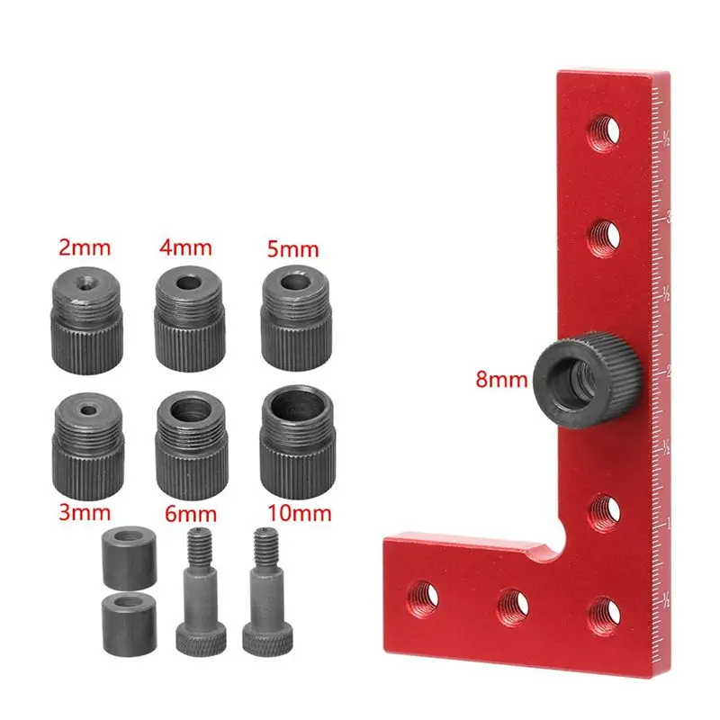 KYCOR-Self-Centering Dowel Jig Line Scriber Dowel Jig Square Center Finder Wood Working Tool B