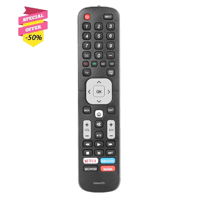 

EN2AJ27S Remote Control For Sharp TV LC-40N5000U LC-43N610CU LC-43N6100U LC-43N7000U LC-50N5000U LC-50N6000U LC-50N7000U