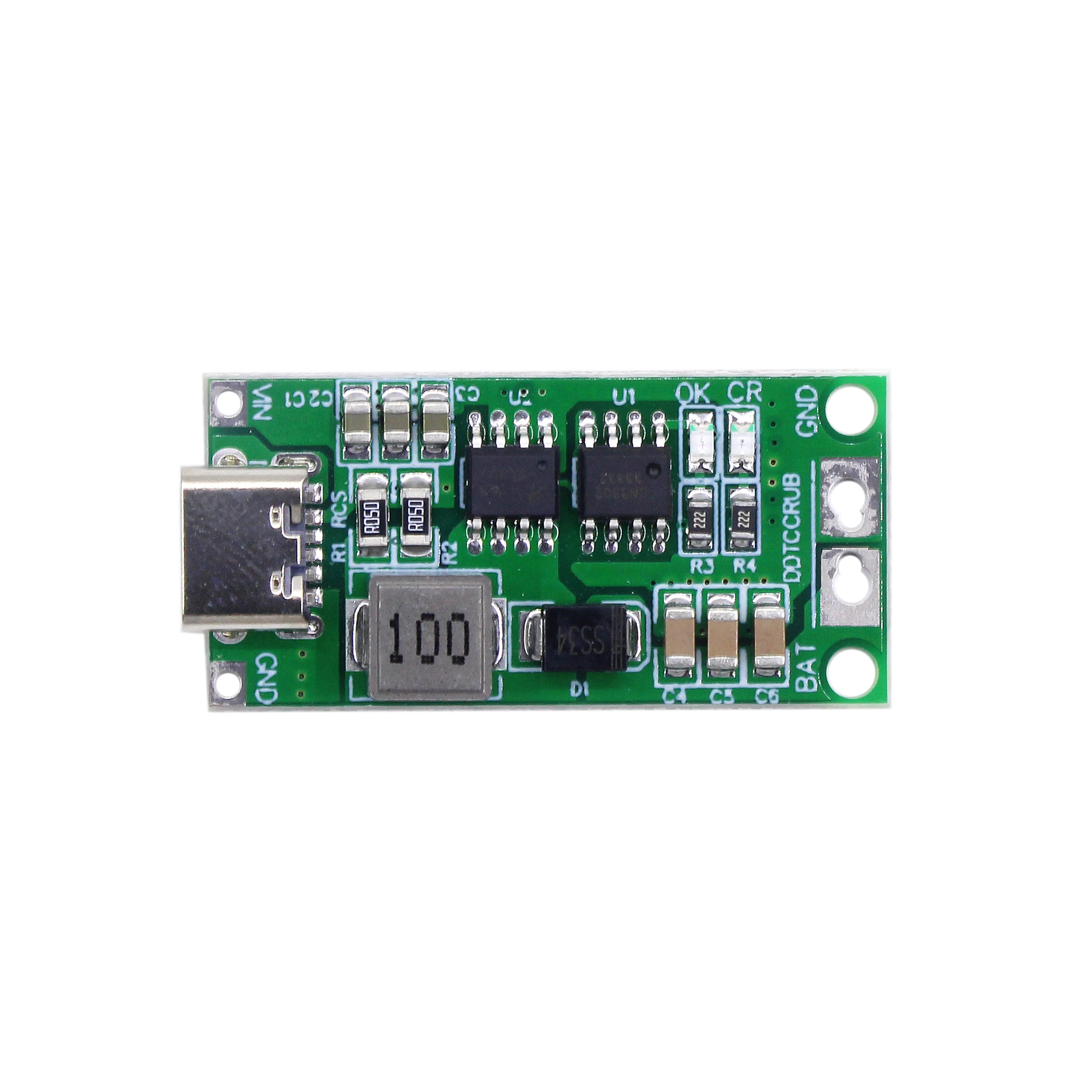 2S 3S 4S Li-ion Battery Charger Battery Protection Board TypeC USB Boost Charging Board DC3-5V