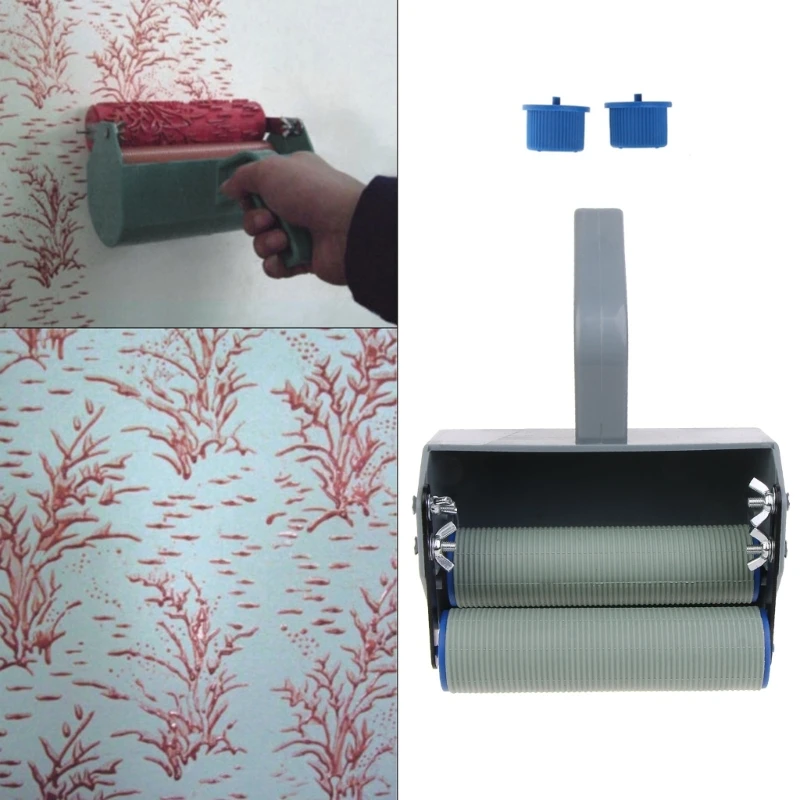 เครื่องพ่นสีตกแต่งสีเดียวสำหรับแปรงกลิ้งติดผนังขนาด5นิ้ว