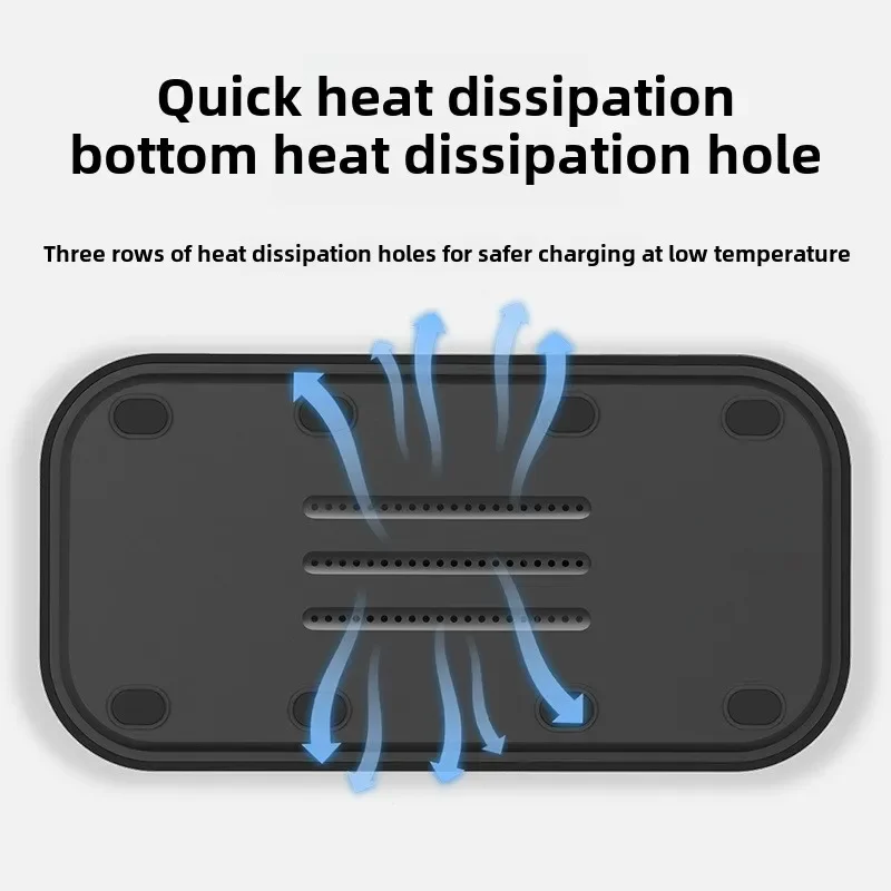 Station de charge sans fil 3 en 1, chargeur à induction 3 en 1, support de bureau ultra rapide pour chambre à coucher, téléphone portable, montre, chargeurs rapides