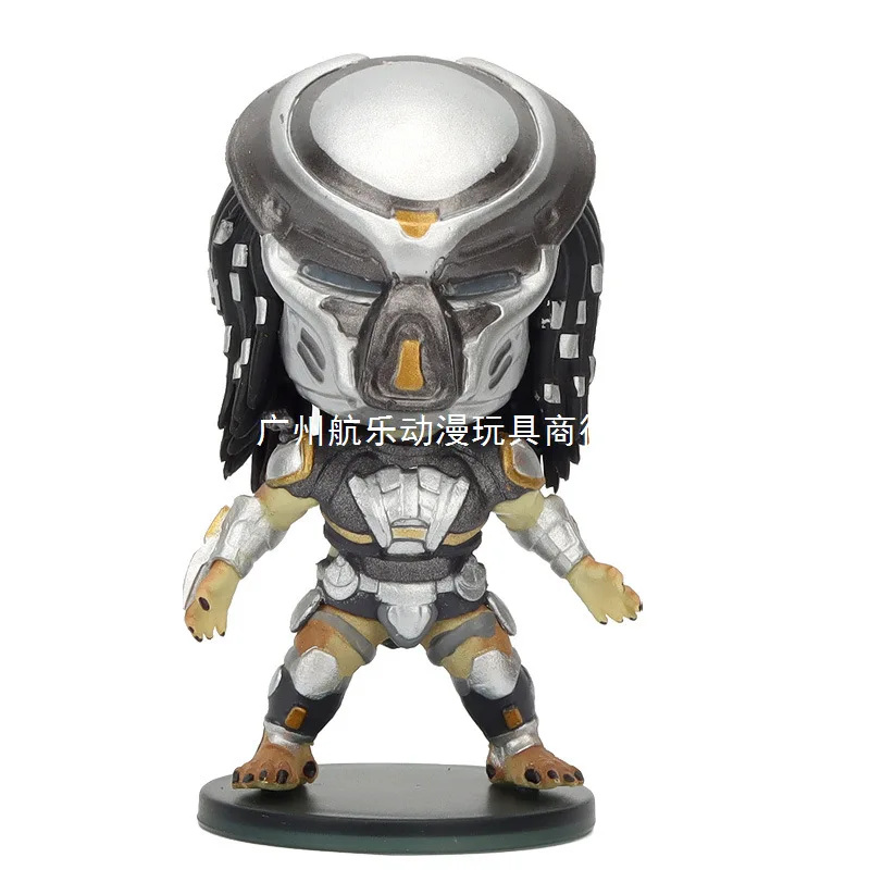 نسخة Q من دمية Predator 4، نموذج مجسم لزينة دمية صياد الغابة الغريبة #6