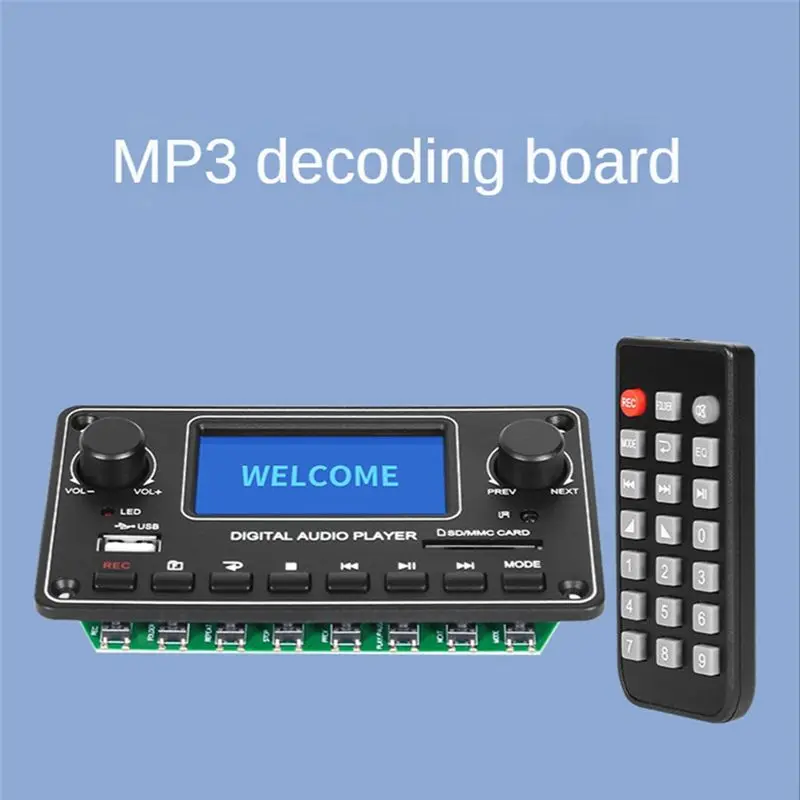 

ABME ЖК-модуль MP3-плеера 28X64 Дисплей Bluetooth Цифровой аудио декодер Плата TDM157 USB SD BT FM для автомобильного домашнего усилителя