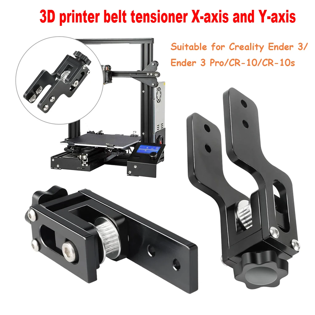 

Ender 3 Upgrade 2020 Profile X-axis 2040 Y-axis Synchronous Belt Stretch Straighten Tensioner for Creality CR-10 3D Printer Part