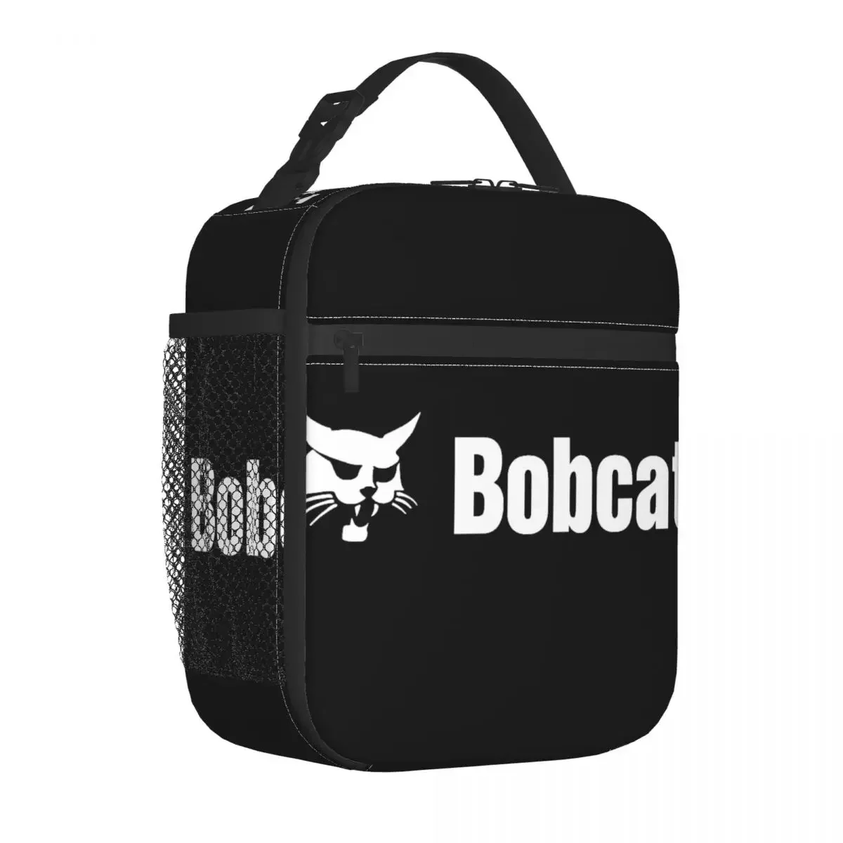 Insulated Lunch Bag Bobcat Logo Lunch Box Tote Food Handbag