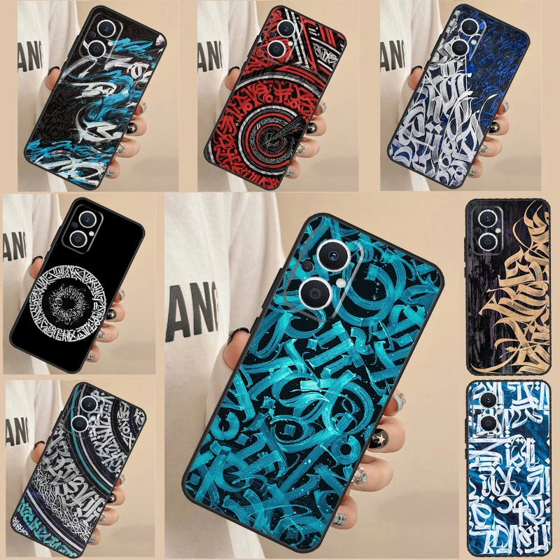 Pokras Lampas Art Graffiti For OPPO Reno 4Z 2Z 5Z 8T 4 5 6 7 8 Lite Case For OPPO Find X5 X2 X3 Lite Neo X6 Pro Cover