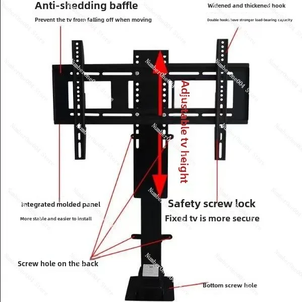 

Bookcase Lifting Movement Mirror Mirror Lifter Electric Telescopic Frame Telescopic 650MM