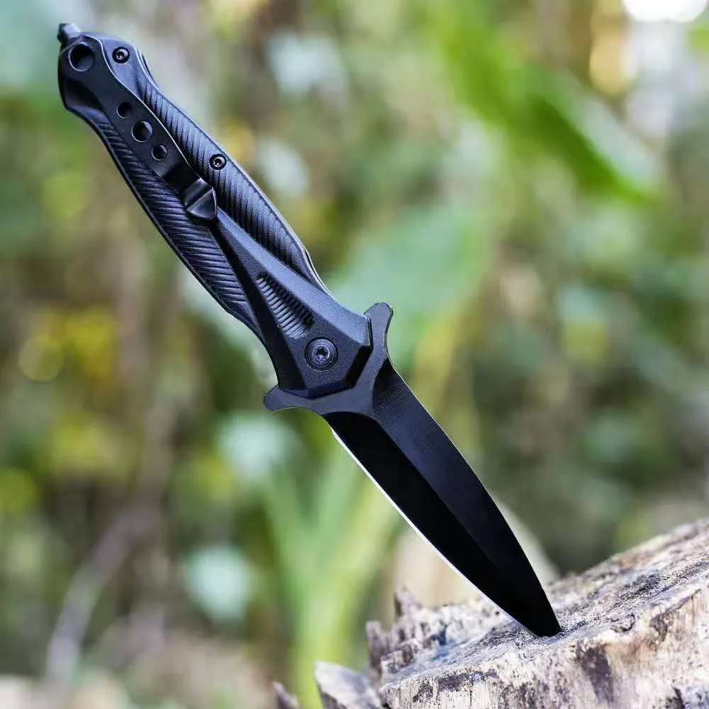 Outdoor Self-Defense Folding Knife High Hardness Carry Sharp Stainless Steel Knife Field Camping Survival Fruit Knife