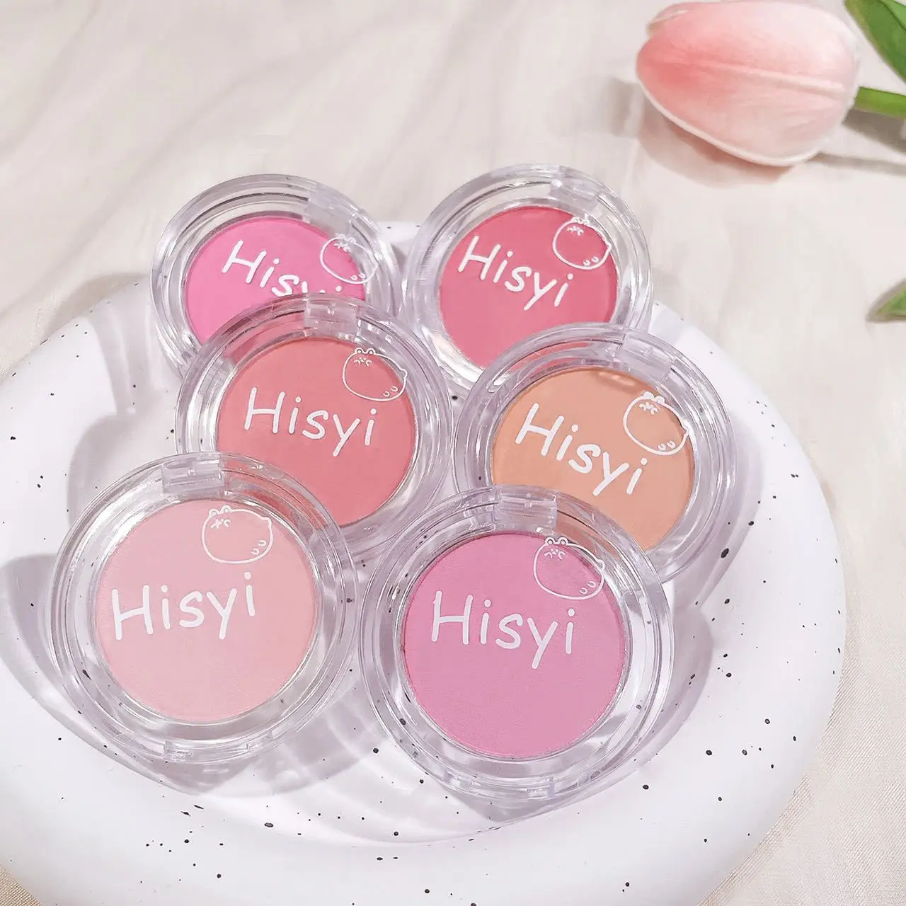 

Matte Single Color Blush Compact Natural Brightening for Fresh Look