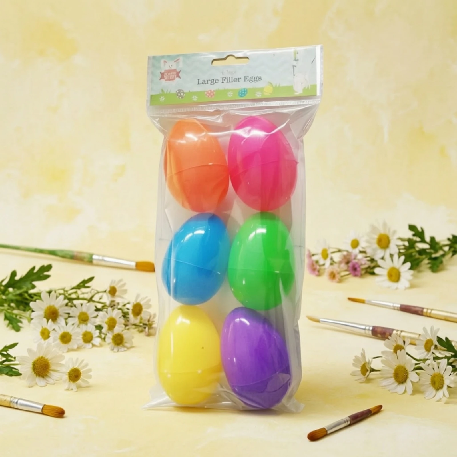 24 Peças de Cápsulas Festivas DIY Reutilizáveis de Plástico para Páscoa, Decoração de Feriado com Design de Duas Peças e Cores Vibrantes