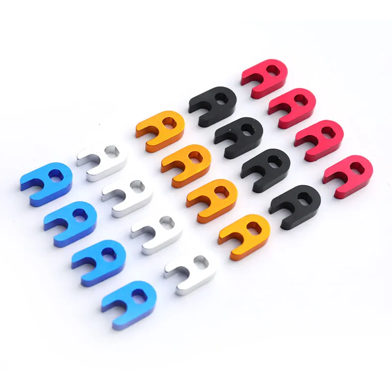 4pcs/set Aluminum Shock Absorber Bushing Bicycle Part Presta Valve Core Remover Aluminum Alloy Bicycle Valve Disassembly Tool