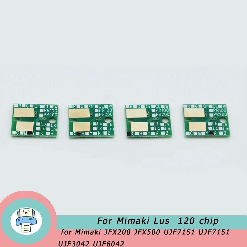 1000ml LUS 120 single use chip for Mimaki JFX200 JFX500 UJF7151 UJF7151 UJF3042 UJF6042 Lus120 one time use chip