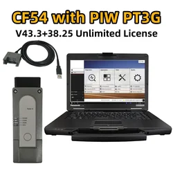 2026 PIW PT3G Tester III with CF54 Diagnostic tool PT3G Programming Engineer Mode Software SSD V43.3+V38.25 car diagnostic tool
