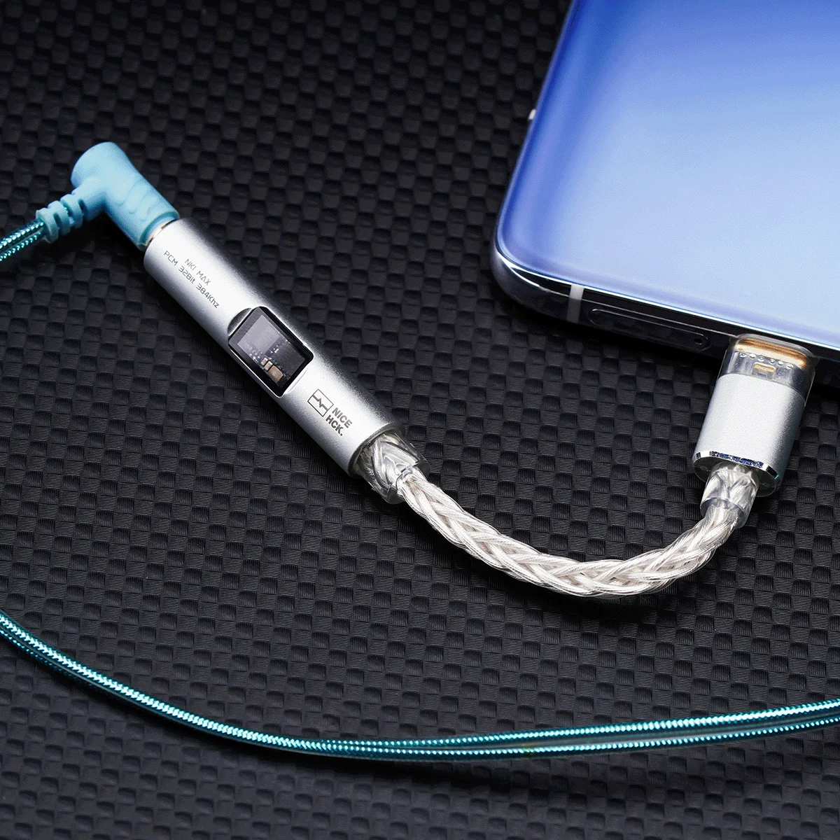 NICEHCK NK1 MAX オーディオアダプター MAX97220 OP-AMP IC CX31993 デコードチップ Type-C から 3.5mm DAC ケーブルコンバーター高解像度アンプ