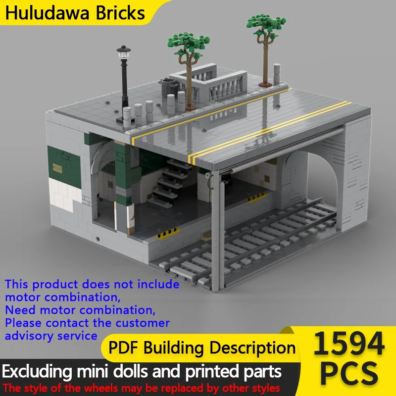مدينة شارع عرض نموذج MOC قوالب بناء محطة مترو الانفاق نيويورك وحدات التكنولوجيا الأطفال هدايا العيد تجميع اللعب البدلة