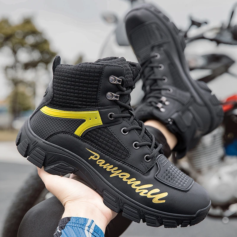 

Motorcycle protective riding boots mesh off-road men's rally equipment four season cycling boots breathable fashion equipment