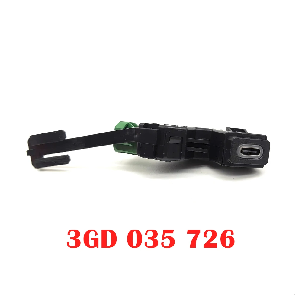 Brand new original 3GD035726B 3GD035726 3GD 035 726 B For MQB Arteon Passat B8 B8.5 B9 USB Type-C external phone power interface