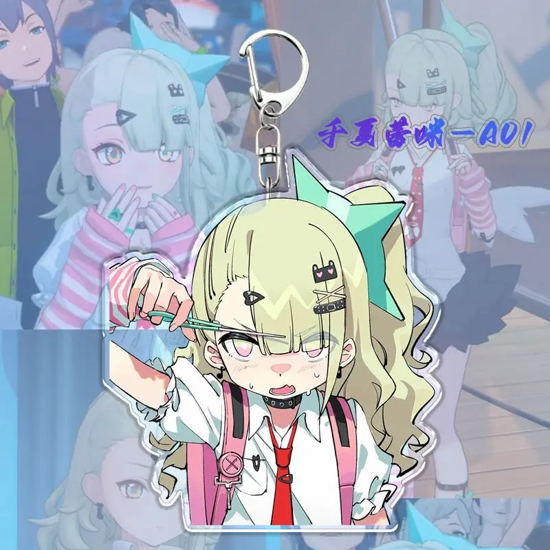 Zenless Zone Zero Acrylic Keychain Chinatsu Remi Eye-catching Cute Face Expression Pendant Student Collectible Gift Ornament Toy