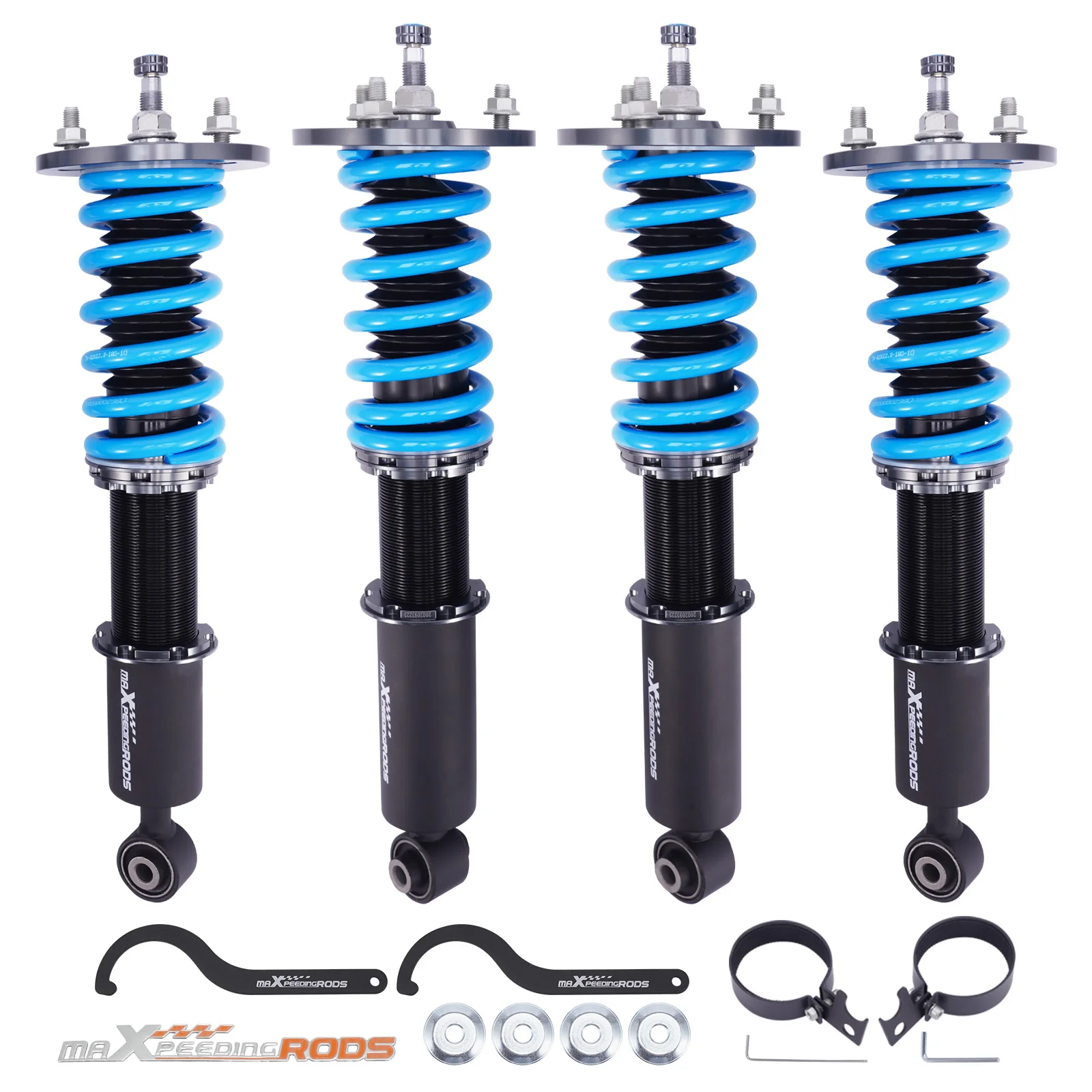 MaXpeedingrods Coilover Shock Absorbers 24 Step Damper Struts Kit for Acura NSX 91-05
