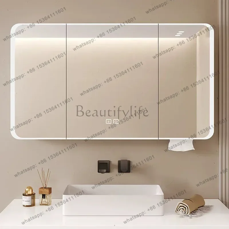 LD Luxury Organizer Bathroom Cabinet Accessories Storage Shelves Modern Toilet Cupboard Wooden Wall Archivadores