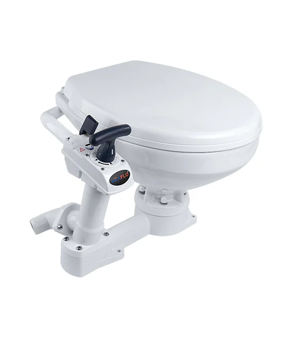 12v 24v Manually Marine Toilet Pump Replacement Ceramic Bowl Boat Toilet Marine System Flush Pump For Container House WcATV&UTV