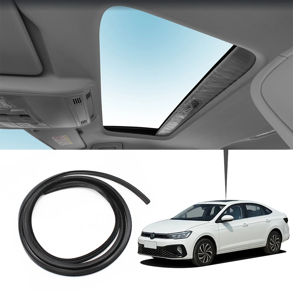 Car Sunroof Seal Strips Waterproof Rubber Seal for VW Passat Jetta Passat Golf Beetle Audi A3 A4 A6 Leon 8D0877297 Accessories