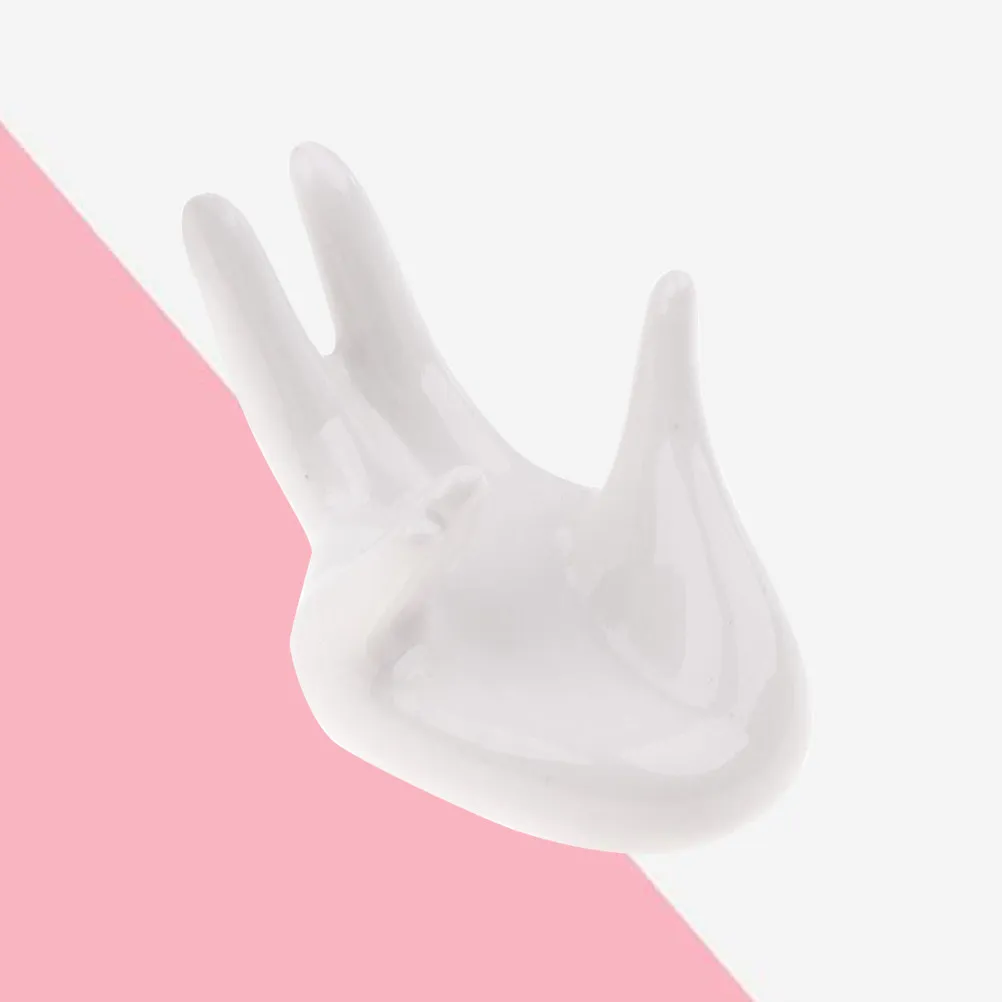 Ceramic Ocarina Display Accessories Hand Formed Holder for Flute Instrument Elegant Living Room Library Fireplace Credenza Music